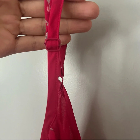 Torrid Sophie Raspberry Pintuck Georgette Swing Cami Tank Top Floral 3X Dress - Picture 9 of 11